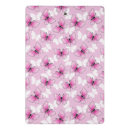 Pretty Pink Butterfly Mini Clipboard