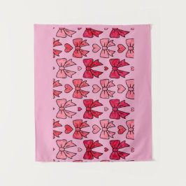 Pretty Pink Coquette Tapestry