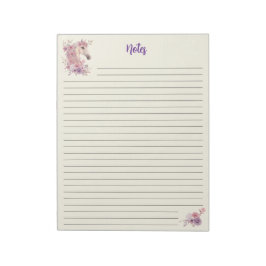 Pretty Ponies and Petals Horse Notepad  Anteckningsblock