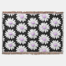 Pretty Purple Dotted Daisy's Filt