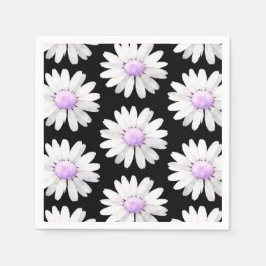 Pretty Purple Dotted Daisy's Pappersservett