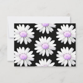 Pretty Purple Dotted Daisy's (personalize) Tack Kort