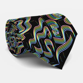 Pretty Rainbow Colored Ribbon Rows Pattern Art Slips