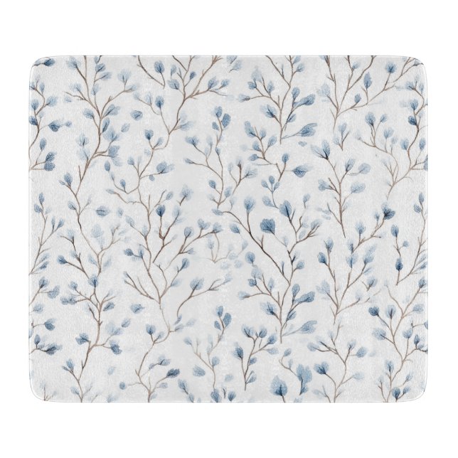 Pretty White Blue Floral Bridal Shower (Framsidan)
