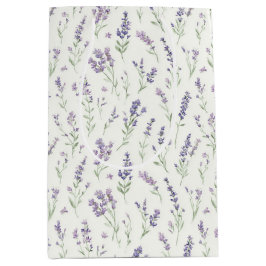 Pretty White Lavender Flowers Bridal Shower  