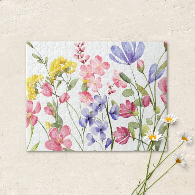 Pretty Wildflowers Jigsaw Puzzle Pussel (Skapare uppladdad)