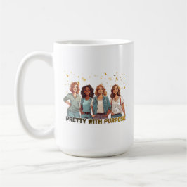 Pretty With Purpose lnspirational Women Kaffemugg