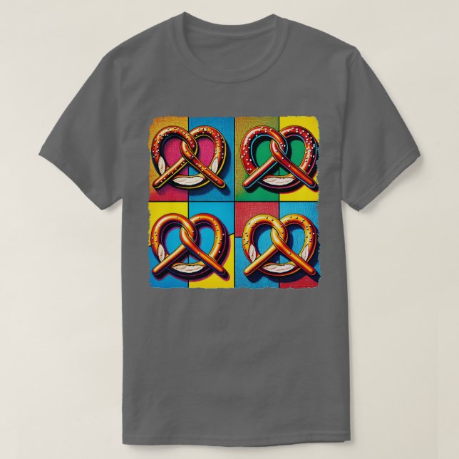 Pretzel A Twist of Artistic Flavor T Shirt (Design framsida)