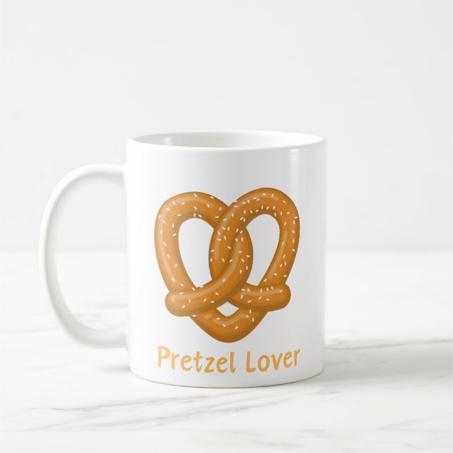Pretzel Älskare Kaffemugg (Vänster)