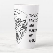 Pretzel Ansikte Mugg