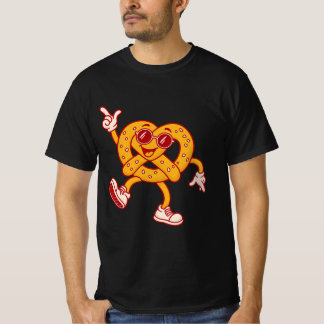 Pretzel-dans – Rollig grafisk t-shirt