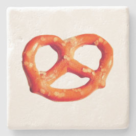 Pretzel Knot Snacks Pretzels Stone Underlägg