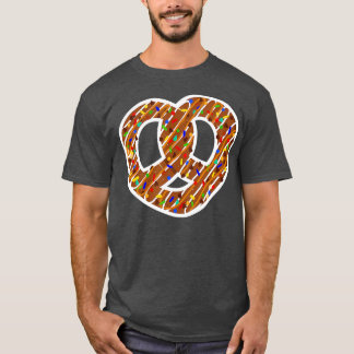 Pretzel med fotbeklädnad, underbart Pretzel Day Ki T Shirt
