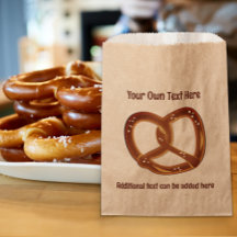 Pretzel - Mjuk Bröd Knot - anpassningsbar med 2 li