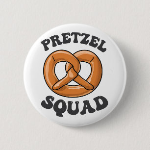 Pretzel Squad Funny Oktoberfest Pretzel Älskare Ge Knapp