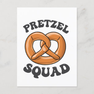 Pretzel Squad Funny Oktoberfest Pretzel Älskare Ge Vykort