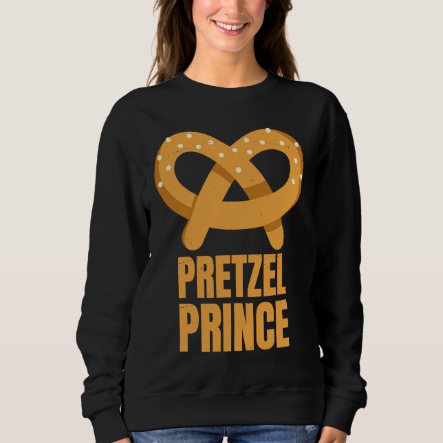 Pretzelprinsen  Tysk  Bayersk  Mat  För Män T Shirt (Framsida)