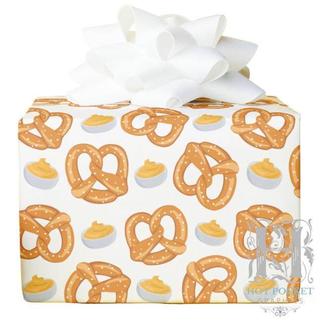 Pretzels & Cheese Inpackningspapper Presentpapper (Skapare uppladdad)