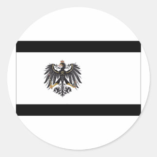 Preussen (1892-1918) Prussia Flagga Runt Klistermärke