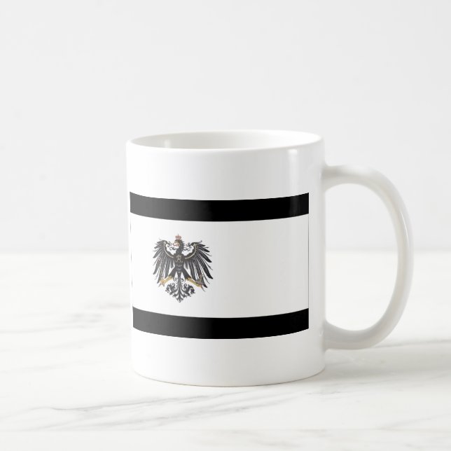 Preussen (1892-1918) Prussiaflagga Kaffemugg (Höger)