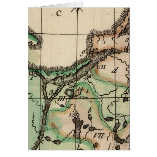 Preussen 2 hälsningskort (Framsidan)