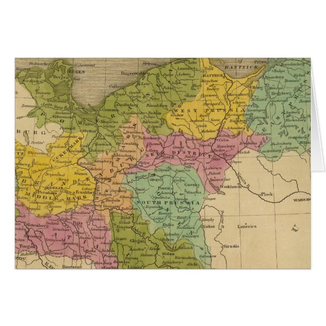 Preussen 4 hälsningskort (Framsidan Horizontal)