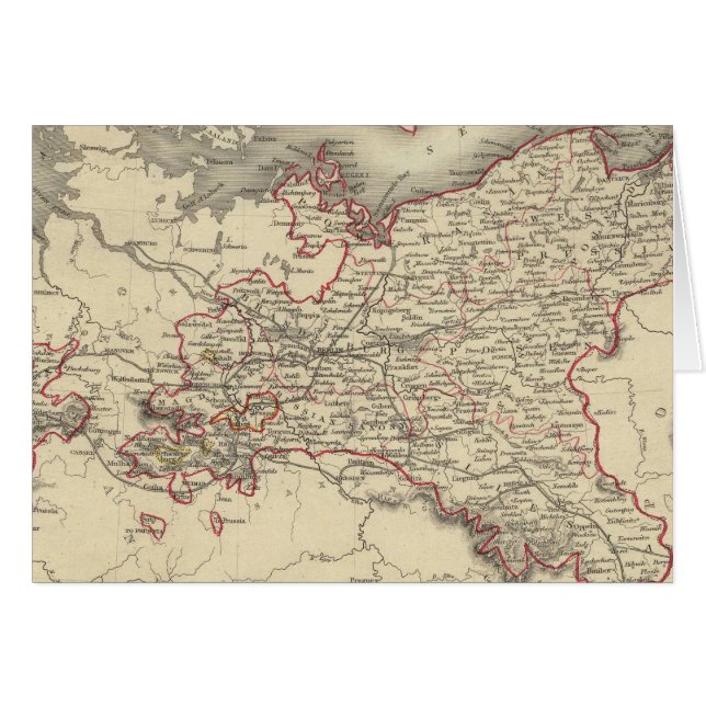 Preussen 5 hälsningskort (Framsidan Horizontal)