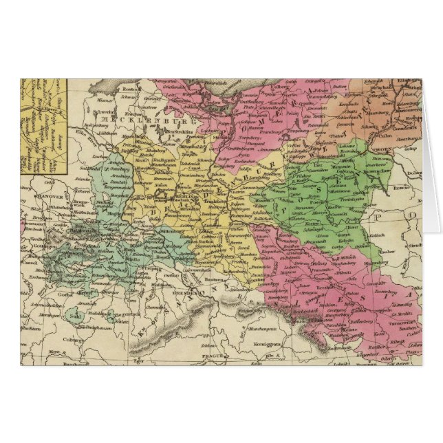 Preussen 6 hälsningskort (Framsidan Horizontal)