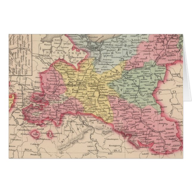 Preussen 7 hälsningskort (Framsidan Horizontal)