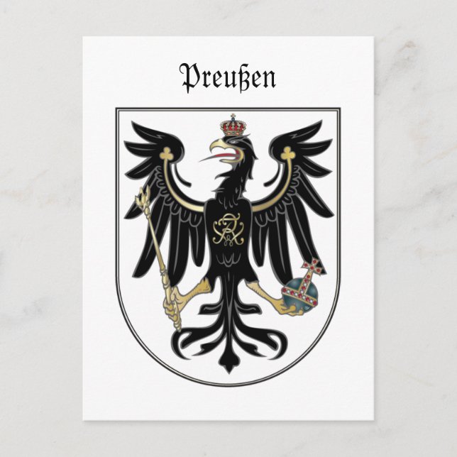 Preußen Adler Vykort (Framsida)