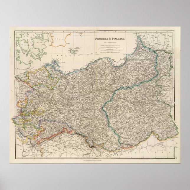 Preussen och Polen Poster (Framsidan)