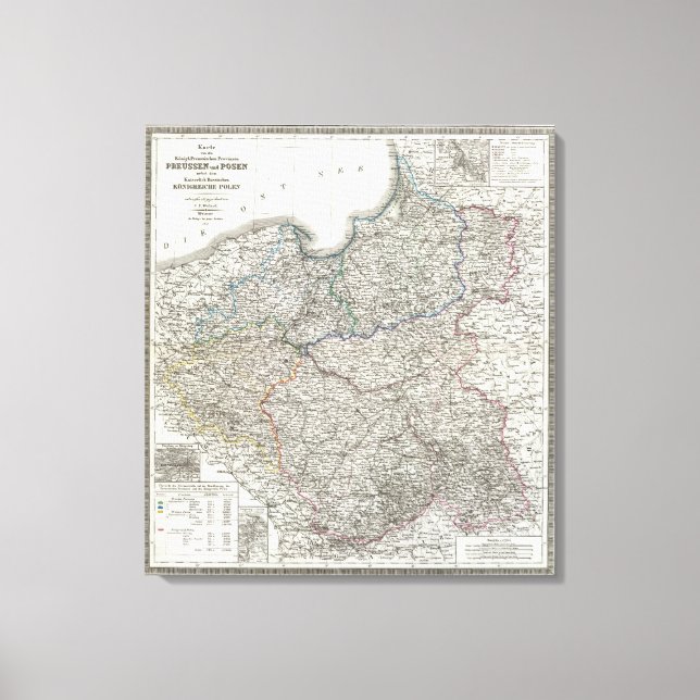 Preussen, Posen, Polen Canvastryck (Framsida)