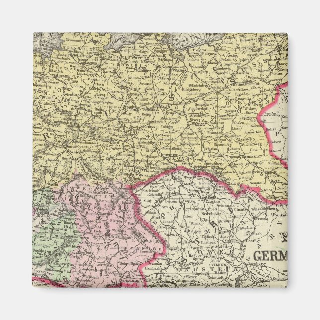 Preussen, Tyska Stater Magnet (Framsidan)