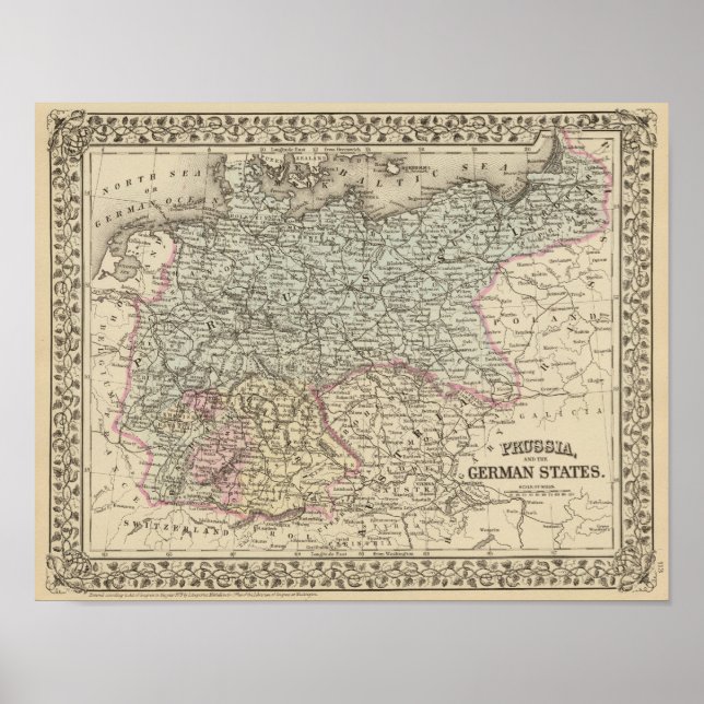 Preussen, Tyska Stater Poster (Framsidan)