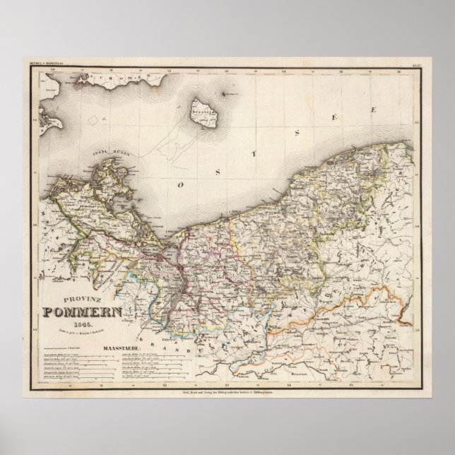 Preussen, Tyskland, Polen 4 Poster (Framsidan)