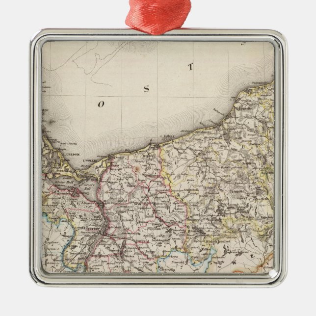 Preussen, Tysklandare, Polen 4 Julgransprydnad Metall (Framsidan)