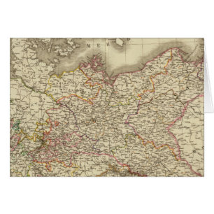 Preussen, Tysklandare, Polen Hälsningskort