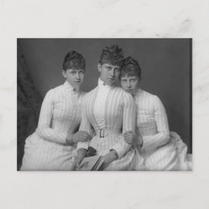 Preussiens prinesser: Sophie, Victoria, Margarete Vykort