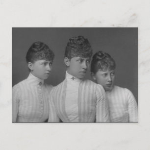 Preussiens prinesser: Sophie, Victoria, Margarete Vykort