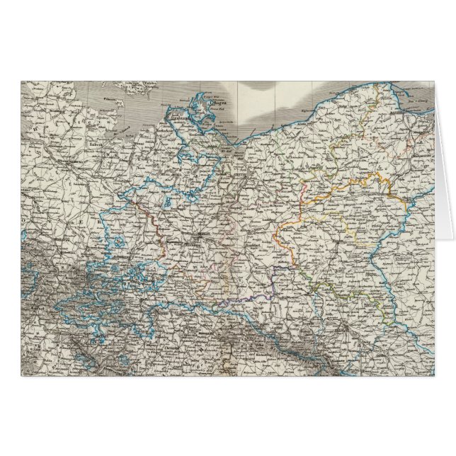 Preussische Staate - Prussisk stat Hälsningskort (Framsidan Horizontal)