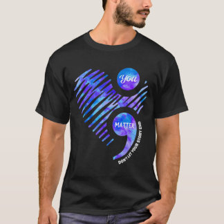 Prevention awareness don't let story end heart t shirt