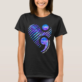 Prevention awareness don't let story end heart t shirt