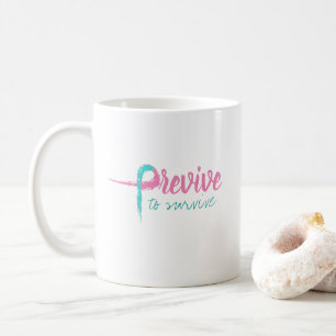 Previve som överlever kaffemugg