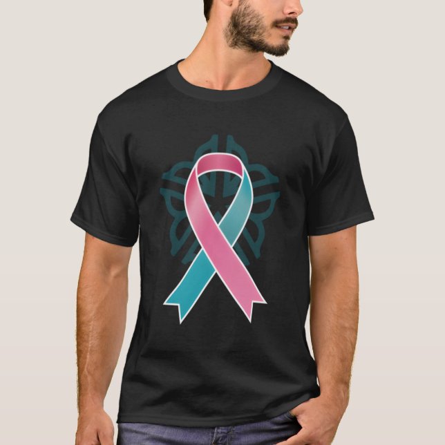 Previvor Ribbon T Shirt (Framsida)