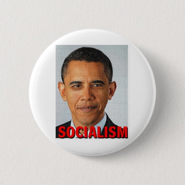 Prez Obama socialism Knapp (Framsida)
