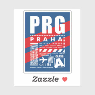 PRG Prague Airport Klistermärken