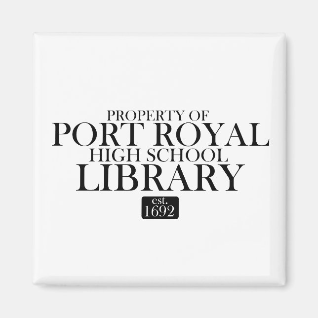 PRHS-magnet. Magnet (Framsidan)