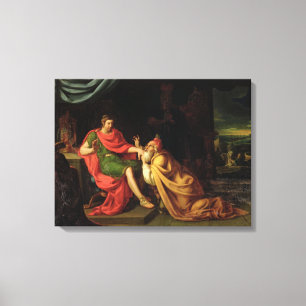 Priam och Achilles Canvastryck