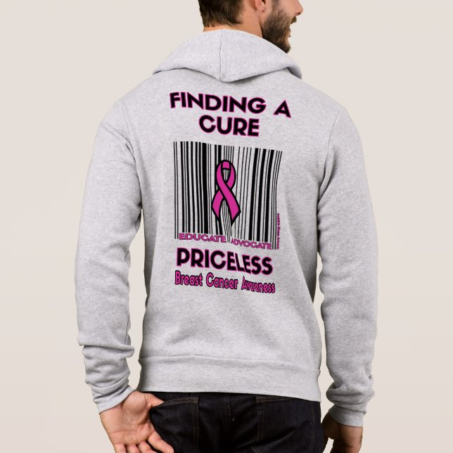 PRICELESS... bröstcancer T Shirt (Baksida)