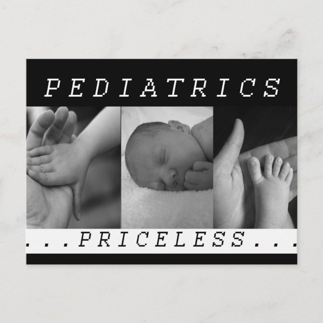 Priceless - Pediatrik - BABY / INFANT - NURSE Vykort (Framsida)